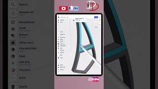 Complex design using Shapr3d #shapr3d #3d designing #shorts
