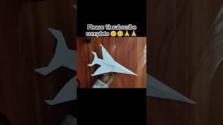 EASY Paper Plane that Fly Far ✈️ #shortvideo #papercraft #airplane #diy #origamiairplane
