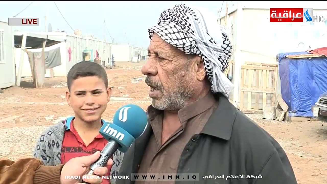 نازحو معسكر سعد يناشدون الجهات المعنية بارجاعهم الى مناطق سكناهم