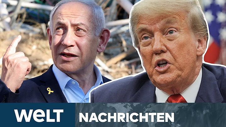 NAHOST: Einigung mit Israel? Donald Trump rechnet mit Gaza-Waffenruhe in wenigen Tagen I STREAM