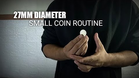 ONE COIN ROUTINE Using SMALL COIN (PHILIPPINE 5 PESO COIN) / COIN MAGIC / WHITEVERSE CHANNEL