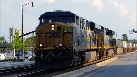 [CSXT]5492 GE ES40DC & 3324 GE ET44AH EFS Leads Q140-13 & Blasting K5HL 1st Gen & Juice Train Fay NC