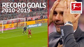 Top 10 Best Record-Breaking Goals of The Decade 2010-2019 - Lewandowski, Volland, Alcacer & More