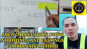area calculation using northings and easting coordinate