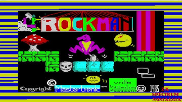 ZX SPECTRUM Loading Rockman 1985 Mastertronic