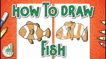 How To Draw A Nemo Clown Fish 🐠