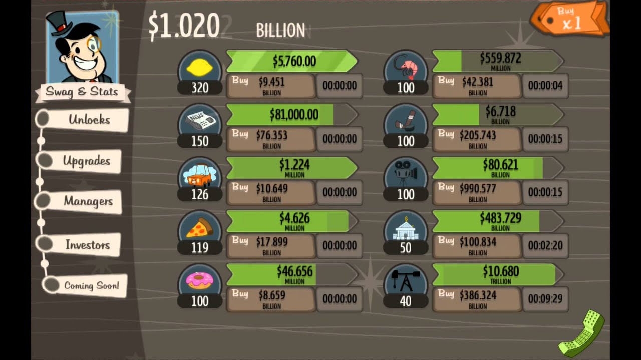 LCG | AdVenture Capitalist Strategy 0 to 300 Angels - YouTube
