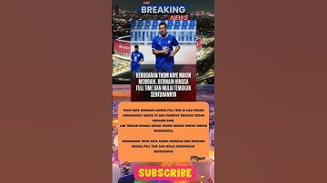 THOM HAYE SUDAH MENEMUKAN SENTUHAN KEMBALI #persib #infopersib #beritapersib #shortvideo #bobotoh