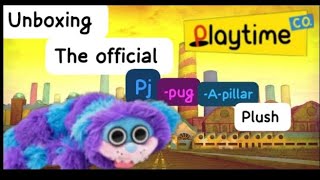 unboxing the official pj-pug-pillar plush #poppyplaytime check descr #pjpugapiller #fypシ #viralvideo