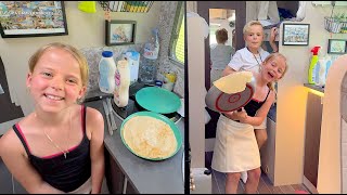 LUCiLLA GOOiT PANNENKOEKEN UiT DE PAN! ( KAMPEREN BiJ OPWEKKiNG ) | Bellinga Vlog #3167