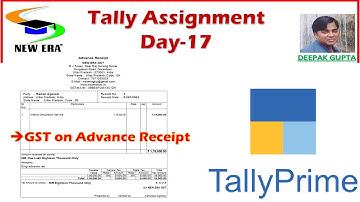 Tally Prime Assignment Day 17 by Deepak Gupta