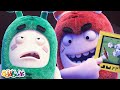 The Pied Piper of Oddsville | BEST OF NEWT 💗 | ODDBODS | Funny Cartoons for Kids