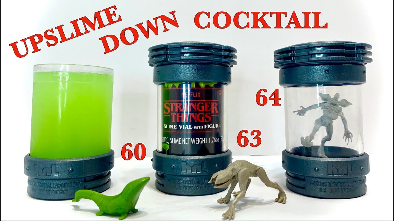 Upslime-Down Cocktail + Stranger Things Slime Vial Figures w/ Codes ...