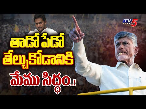 తాడో పేడో తేల్చుకోడానికి మేము సిద్ధం..! TDP Leader Nara Chandrababu Naidu | AP TDP | TV5 News - TV5NEWS