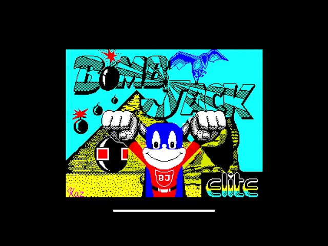 Jack Bazel 絵 Jack Bazel 絵 BOMB JACK (2022) ZX Spectrum Next - YouTube