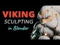 Viking Character Sculpting - Blender Timelapse