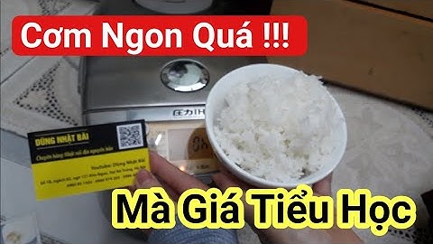 Cơm Ngon Tuyệt Vời mà Giá Tiểu Học | Nồi cơm 1 lít Zojirushi NP-HJ10 | 0985851342