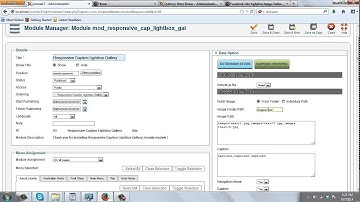Responsive Caption Lightbox Image Gallery Joomla Module