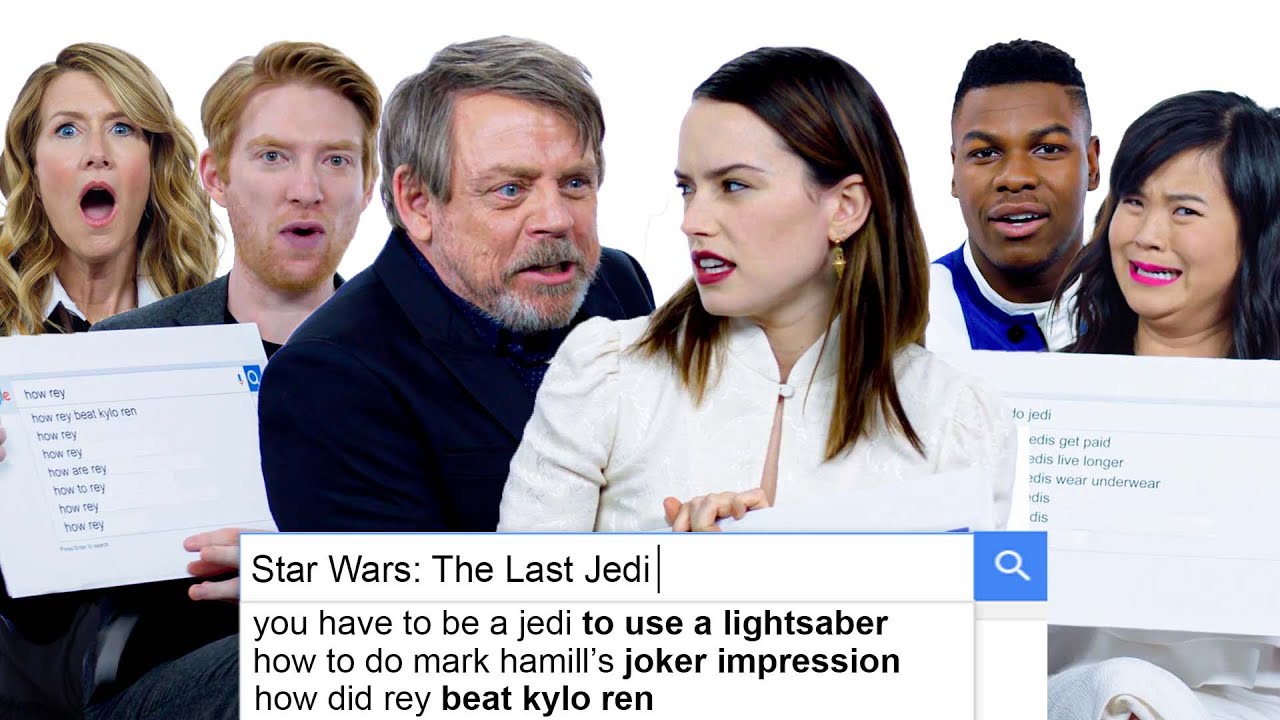 star wars the last jedi เข้าฉาย Update New The Last Jedi Cast Answer the Web's Most Searched Questions | WIRED