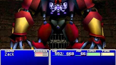 FFVII Hard Mod - Level 8 Cloud vs. Special Battle (No Items) (Part 2)