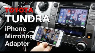 2014-2019 Toyota Tundra Beat-Sonic IF-02EP iPhone Mirroring Adapter (Installation)