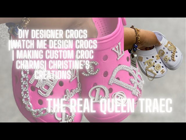 Pink luxe bling crocs  Crocs fashion, Crocs, Crocs with charms