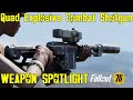 Fallout 76: Weapon Spotlights: Quad Explosive Combat Shotgun