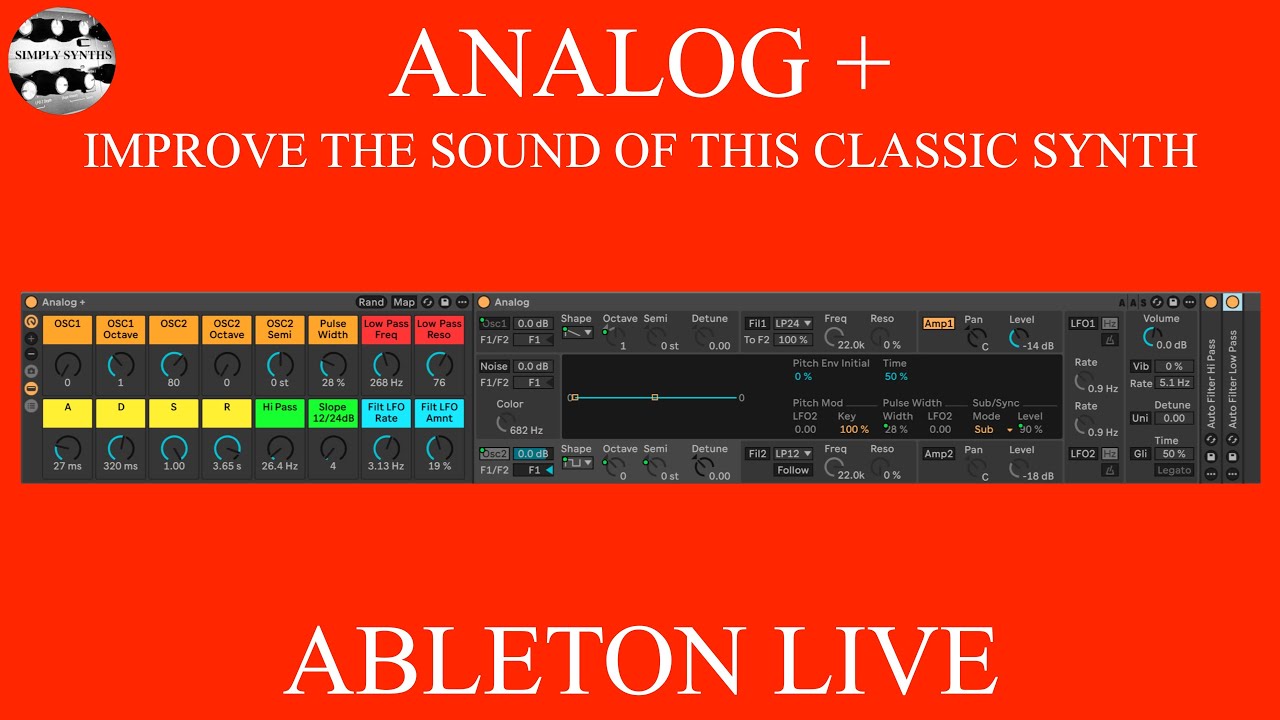 Ableton Live 12.2 - How to Improve Analog Synth