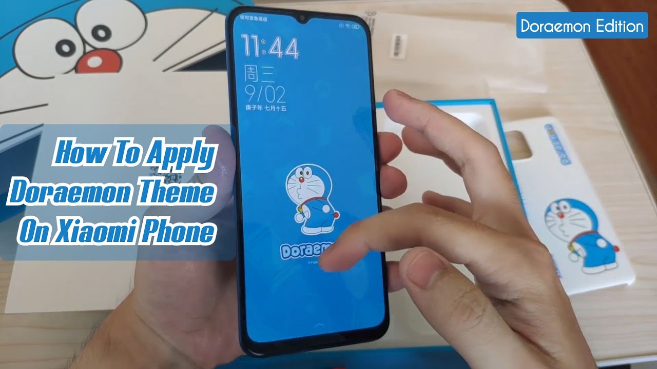 Xiaomi Mi 10 Lite Doraemon Edition - How To Apply Doraemon Theme