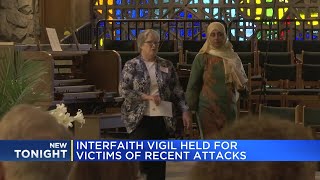 Interfaith prayer vigil held following terrorist attacks