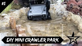 Ep.1 DIY Mini Crawler Park - Awesome Backyard Obstacle Course for 1/18 & 1/24 RC - How to Make