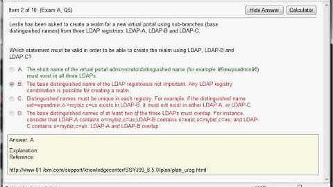 C2210-421 IBM WebSphere Portal 8.5 System Administration Core A