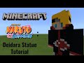 Minecraft | How To Make a Deidara Statue (Naruto Shippuden)