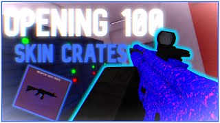 Opening 100 MORE Roblox Jailbird Skin Crates *SEASON 3!* screenshot 1