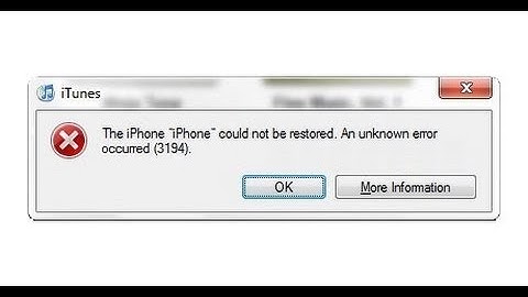 How to Fix iTunes Error 3194 in Windows to Update (any iOS 5, 6, & 7)
