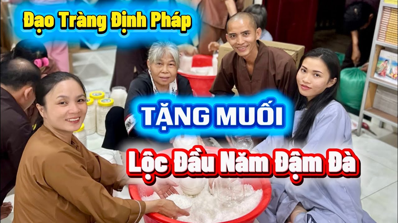 Lộc Đầu Năm Mỗi Phật Tử ghé Chùa được Tặng Hủ Muối 2,5kg Dùng Hết Năm #thichtamhoan 