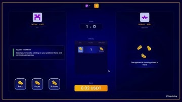 Rock, Paper, Scissors - now on the blockchain! - Game based on crypto! Overview Video