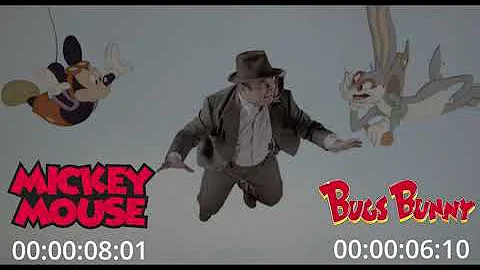 Do Bugs and Mickey have the same screentime in Who Framed Roger Rabbit?