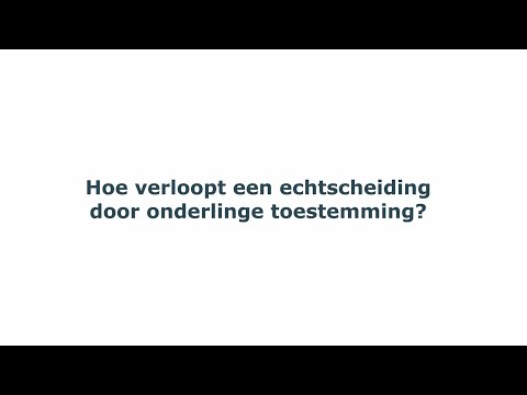 Video: Hoe Een Echtscheidingsvonnis Ongedaan Maken?