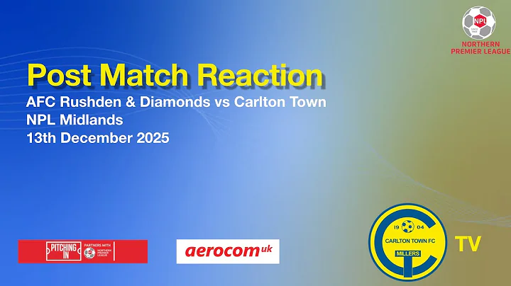 "Nothing's won in December" AFC R&D Post Match Reaction Mark Harvey