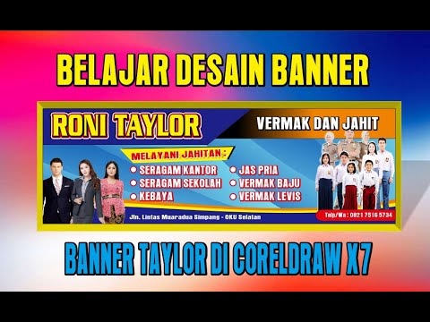 Belajar Desain  Yuk Membuat Banner Taylor Atau Penjahit 