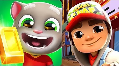 Talking Tom Gold Run Vs. Subway Surfers (iOS Gameplay, Walkthrough)