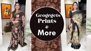 Georgets Prints and More | #gayathrifashions #georgettessrees #print