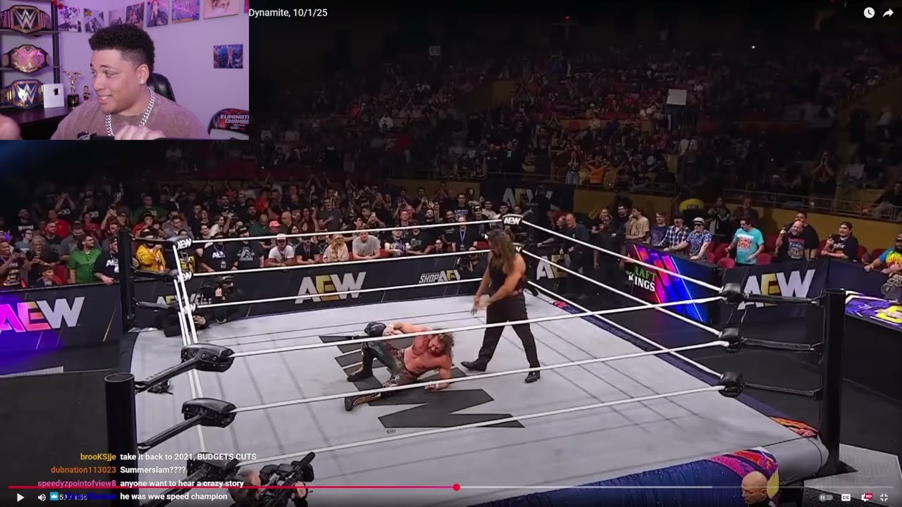 Smallafro Reacts to Andrade Going Back To AEW