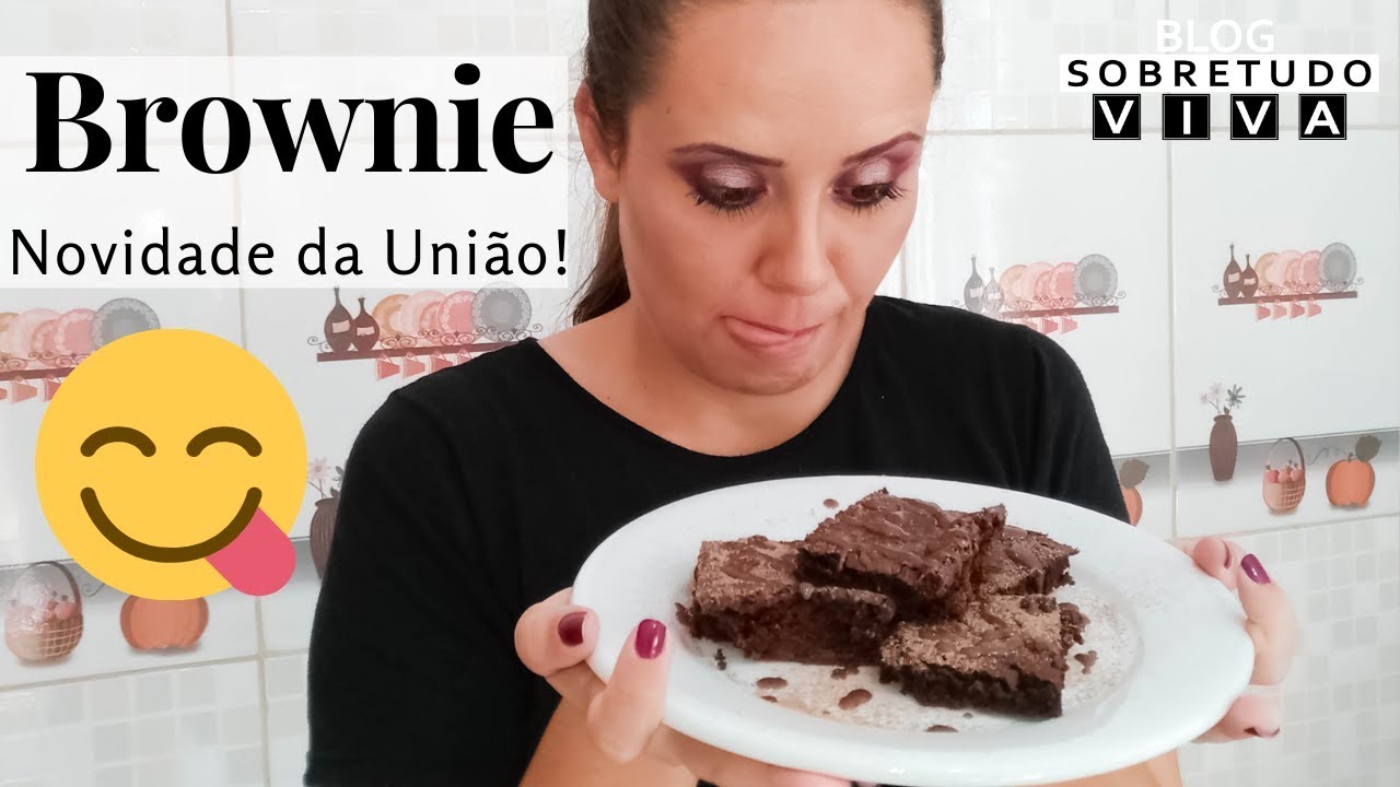 BOLO DE BROWNIE DA UNIÃO!