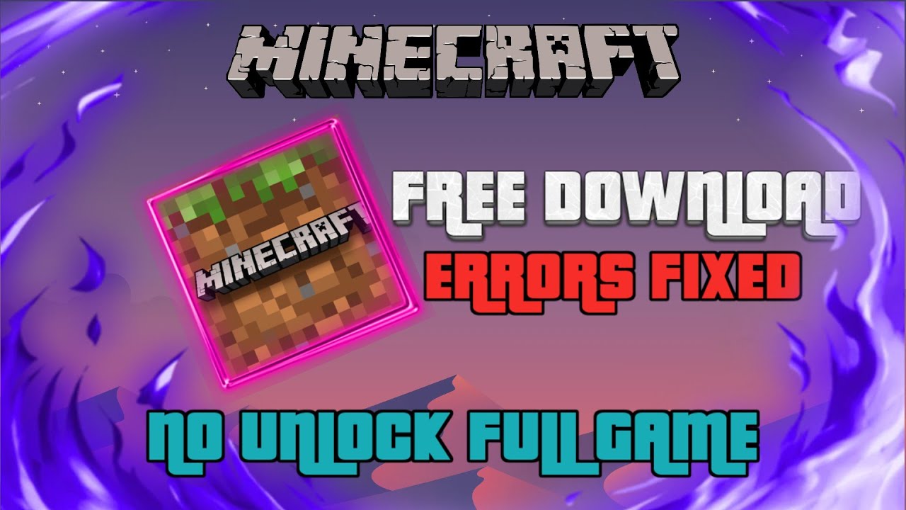 minecraft windows 10 edition free download full version 2020