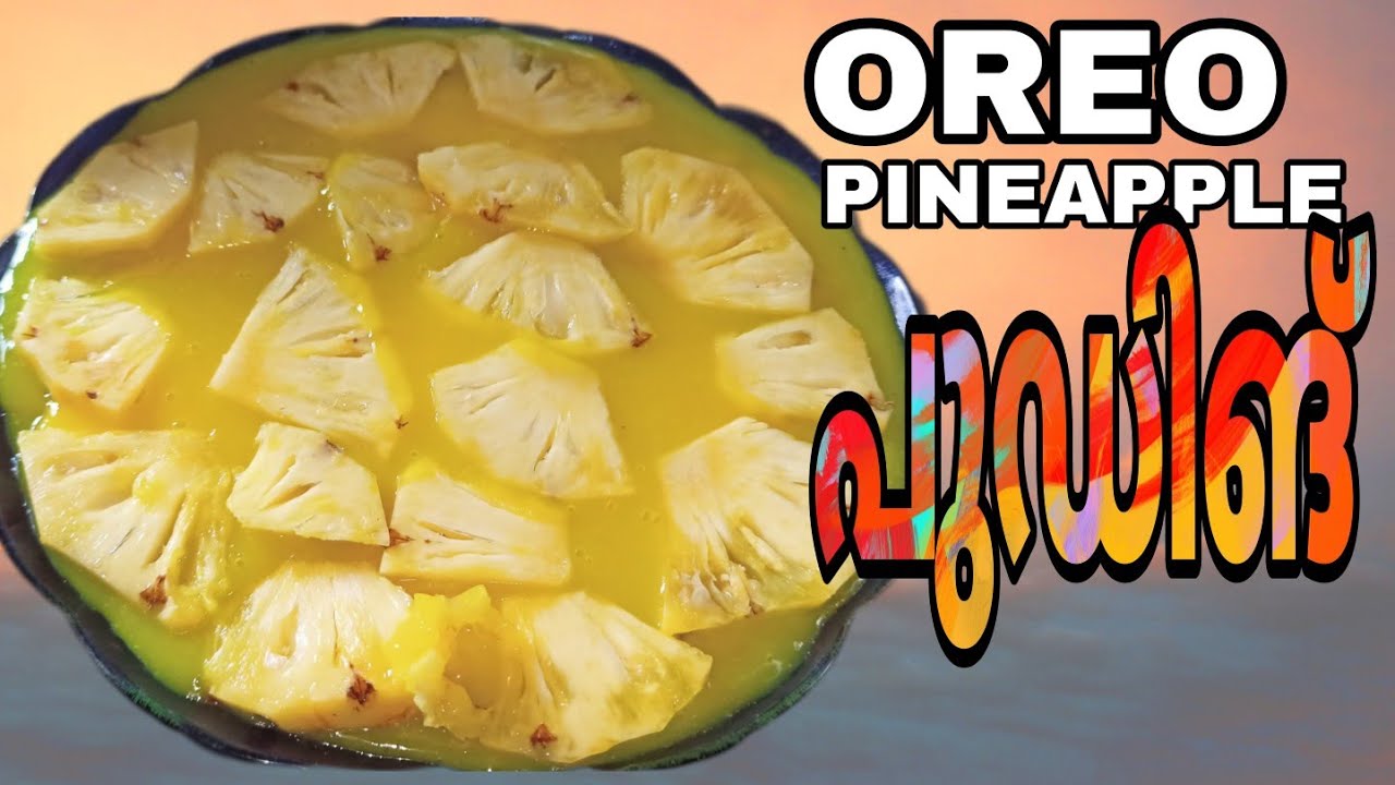 OREO PINEAPPLE PUDDING UMMOOS FOOD YouTube