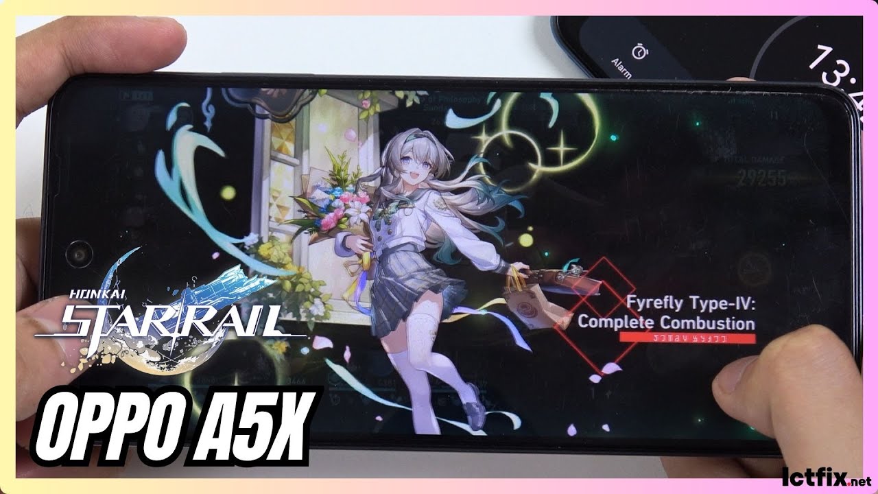 Oppo A5x Honkai Star Rail Gaming test | Snapdragon 6s Gen 1, 90Hz Display