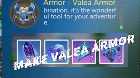 UTOPIA ORIGIN: MAKE VALEA ARMOR #ryuusora7 #armor #making #make #craft #crafting #utopiaorigin