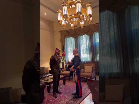 مشاهد من التحضيرات قبيل خطاب العرش السامي لجلالة الملك عبد الله الثاني